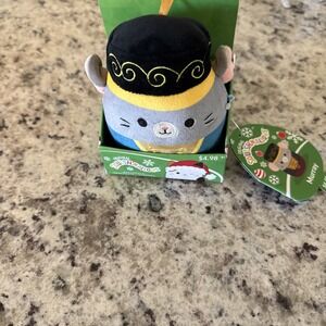 Squishmallows - Murray The Mouse - Nutcracker - Christmas plush Ornament
